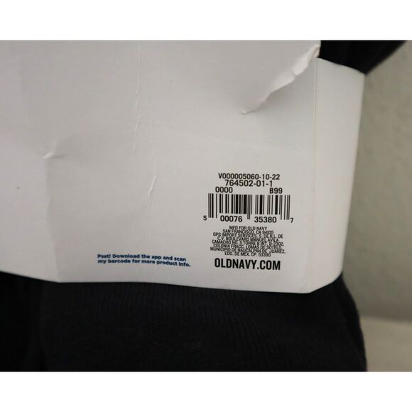 Old Navy 764502-01 Men's One Size 12 Pack Black Athletic Ankle Socks - Picture 3 of 6